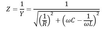 formula for Impedance of Parallel RLC Circuit