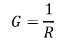 conductance formula