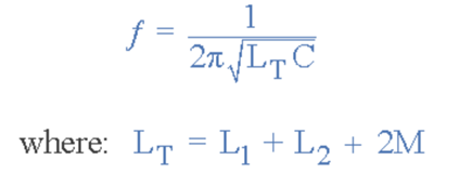 formula for Hartley Oscillator Frequency