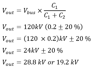 Numerical example 2 on Capacitive Voltage Divider