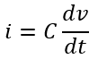 current through a capacitor