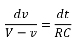voltage equation 1 of capacitor