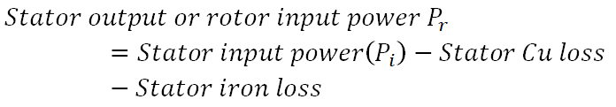 Rotor Input Power