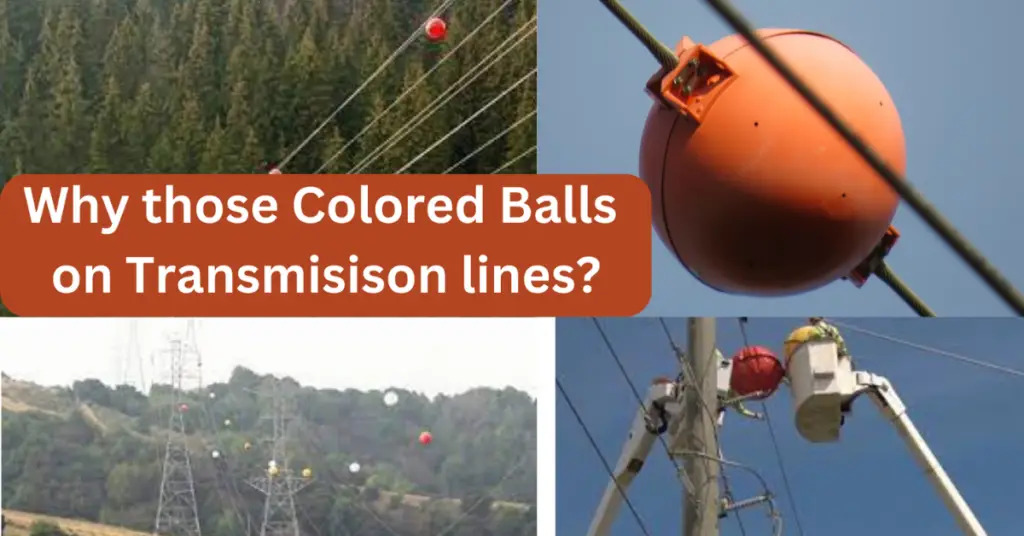 Colored Aerial Marker Balls on Power Lines- explained