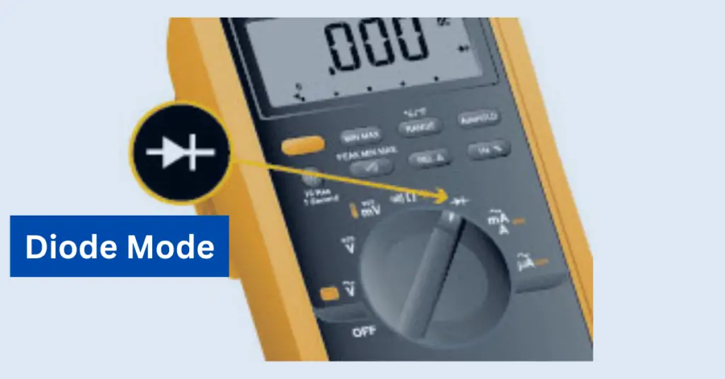 diode mode on multimeter