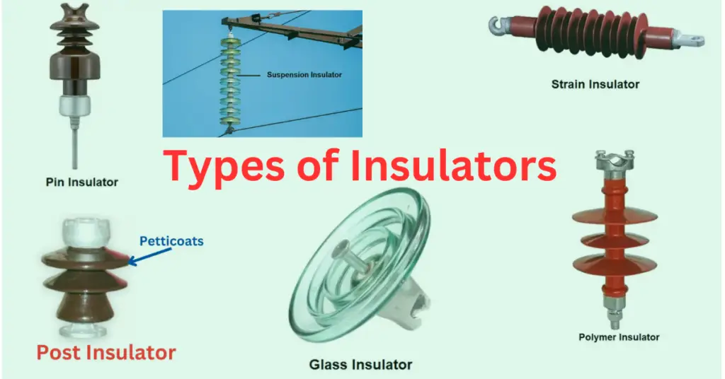 types of Insulators used in Overhead Power Lines
