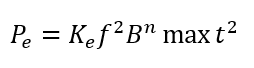 eddy current loss formula for transformer