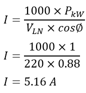 problem- 5 on full load current formula
