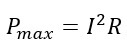  power output formula at resonance