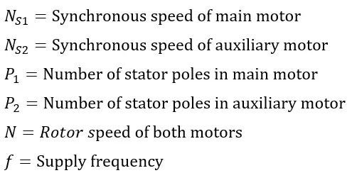 Cascading of motors- terms 