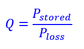 Q factor formula -1