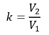 formula for transformation ratio of transformer 