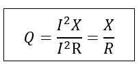 Quality factor formula
