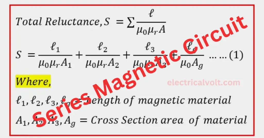 What is a Series Magnetic Circuit? Definition, formula and Explanation