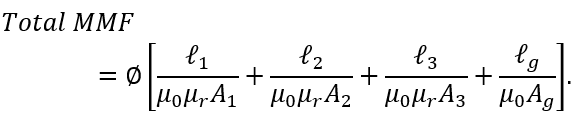 mmf-formula-in-magnetic-circuit