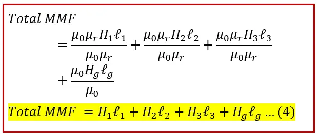 formula-for-total-mmf-in-series-magnetic-circuit