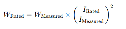 shunt reactor loss formula