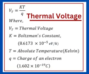 thermal-voltage-definition-formula