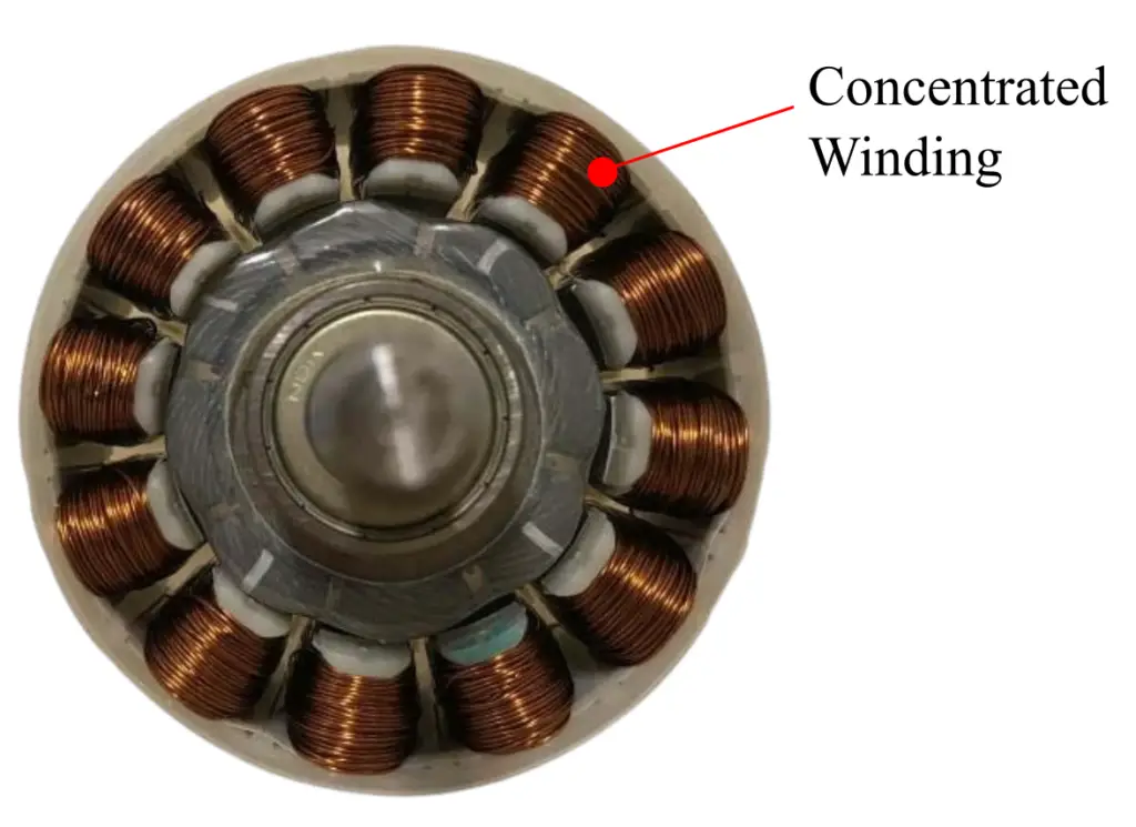 concentrated-winding-of-motor
