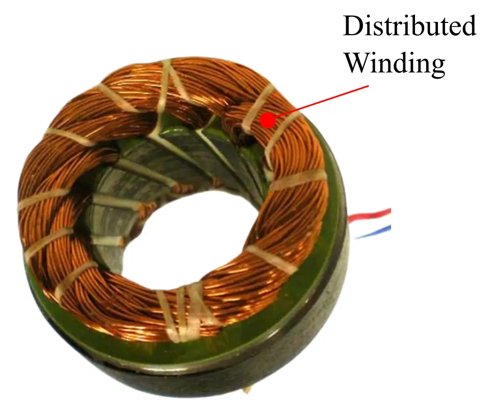 distributed-winding-of-motor