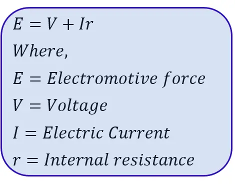 formula-for-emf