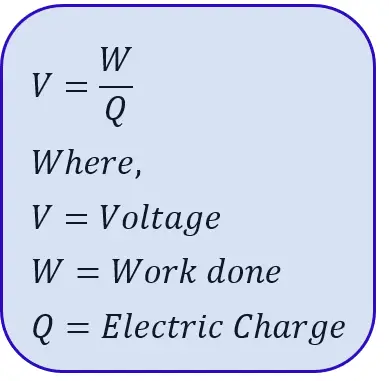 formula-for-voltage