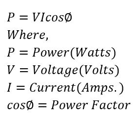 transformer-power-formula
