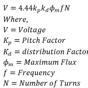 emf-equation-of-electrical-machines