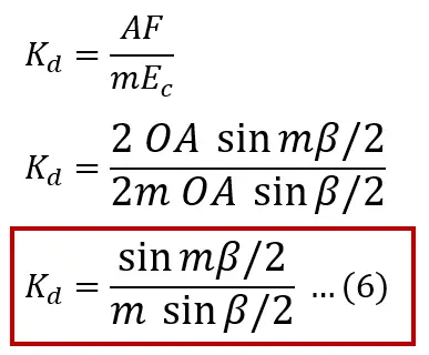 distribution-factor-formula-derivation