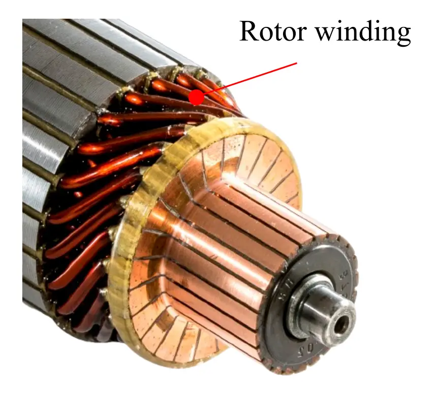 rotor-winding-of electric-motor