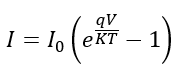 diode current equation- non ohmic behaviour of diode