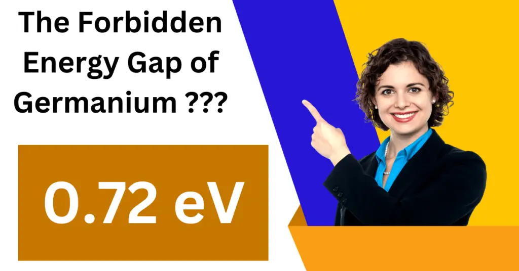 What is the Forbidden Energy Gap of Germanium? explained