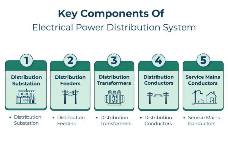 Electrical Power Distribution System: Basics,Components, Types
