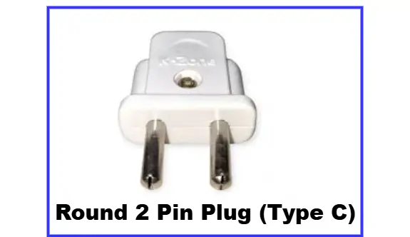 Round 2 Pin Plug (Type C)