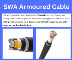 steel wire armoured(SWA) cable