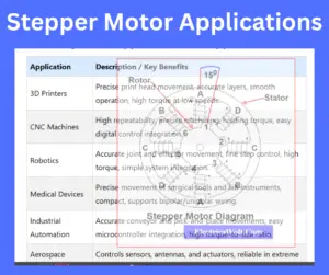 Applications of Stepper Motor | Uses in 3D Printers, CNC, Robotics