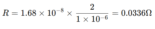 resistance value calculation example- finding resistance value using resistance formula