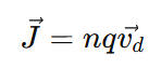 Step 2: Current density definition-Ohm’s Law in Vector Form Formula Derivation