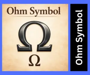 ohm symbol explained