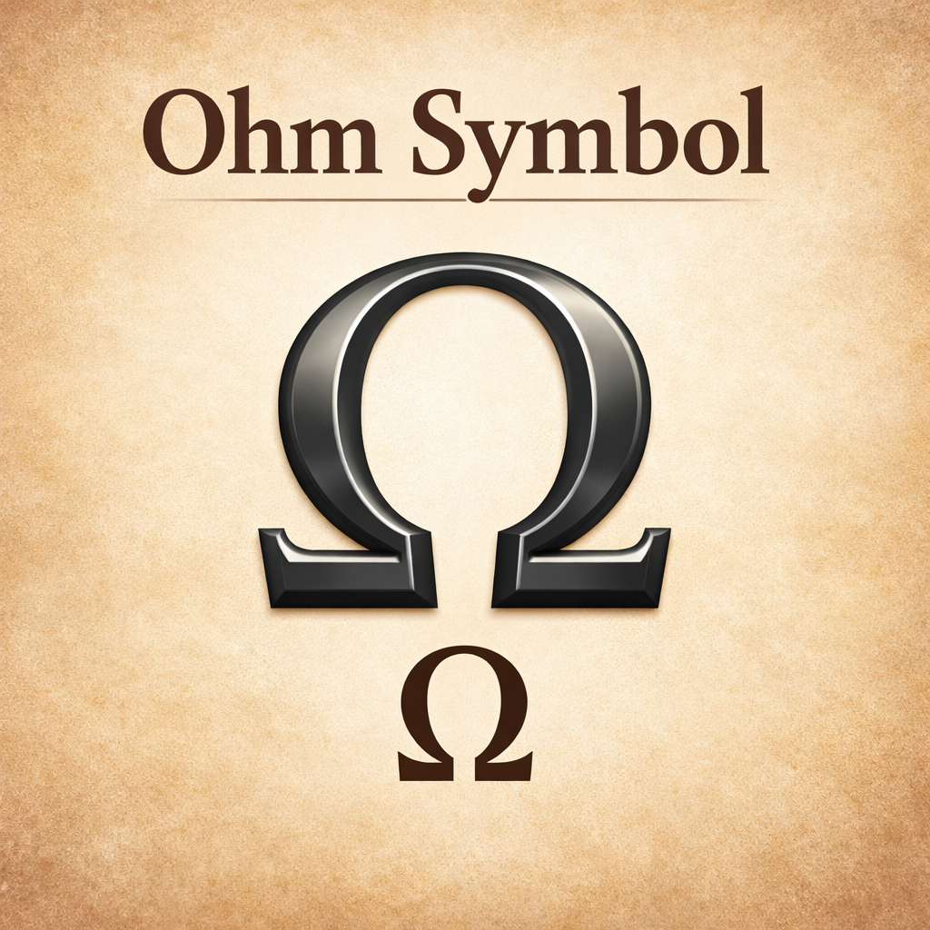 ohm symbol