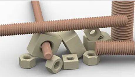 threaded bar made of GFRP insulating material
