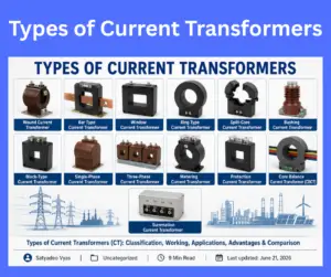 Types of Current Transformers explained