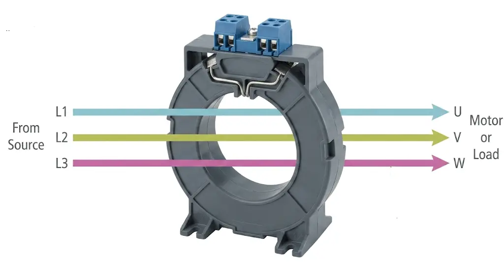 core balance current transformer