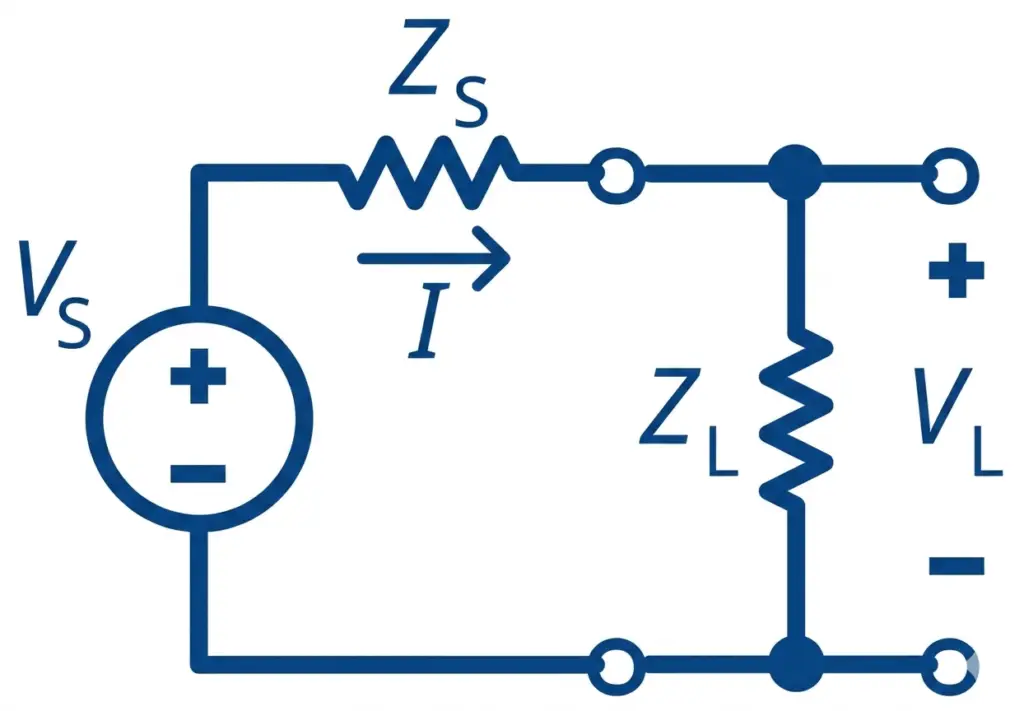 input impadance illustaartion with circuit digarm