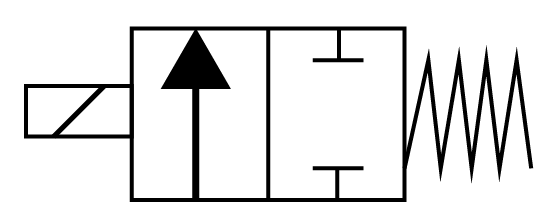 Solenoid valve symbol