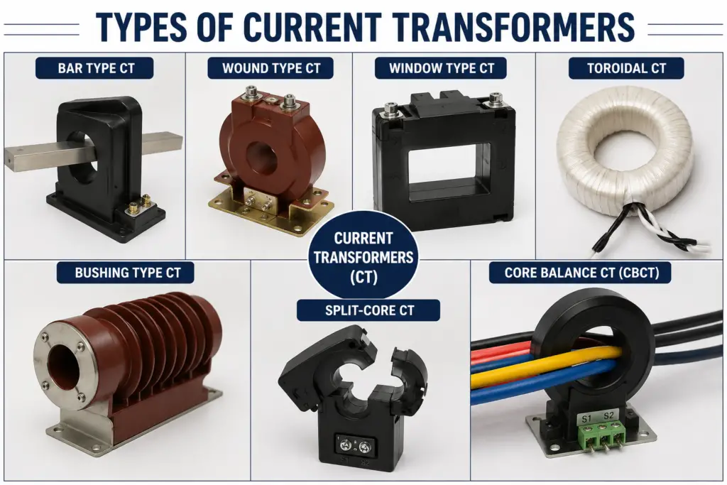 Types of Current Transformers